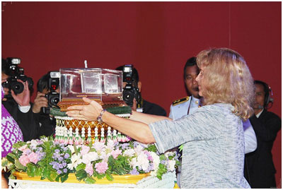 พิธีอัญเชิญธรรมเจดีย์ฯ กลับไปประดิษฐาน ณ ราชอาณาจักรนอร์เวย์